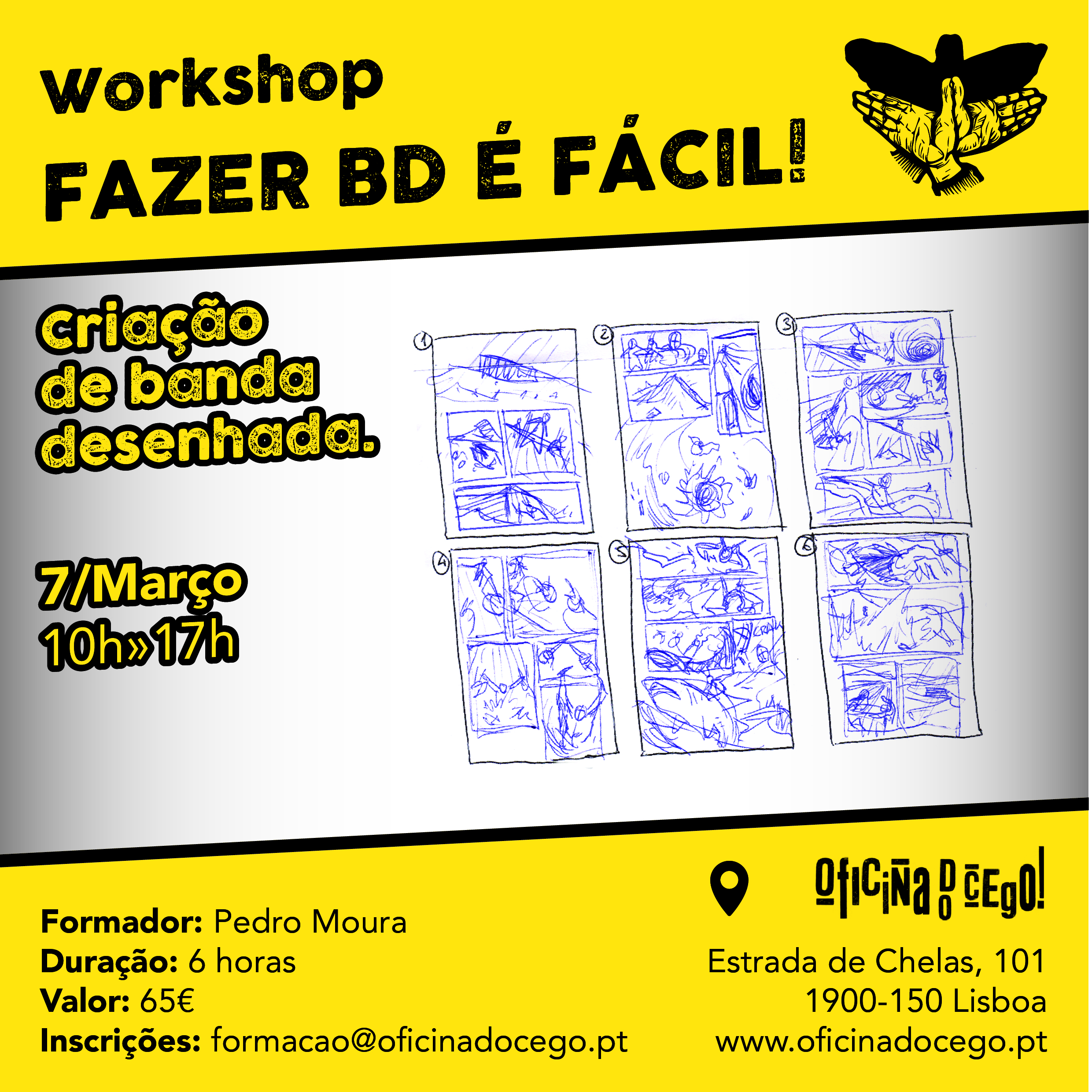 Fazer bd é fácil! Criação de banda desenhada | 7 de Março de 2025