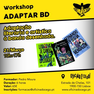 Adaptação literária e artística à banda desenhada | 21 de março de 2026