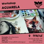 Workshop de aguarela na Oficina do Cego